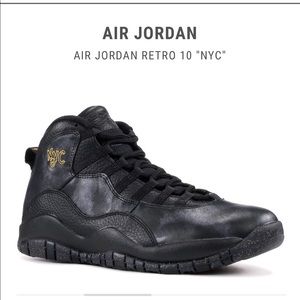 Size ten NYC Retro 10 Jordan’s